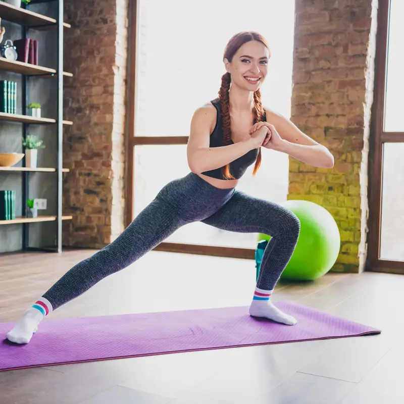 7 ejercicios GAP (glúteos, abdomen, piernas) sin saltos y fáciles para hacer en casa