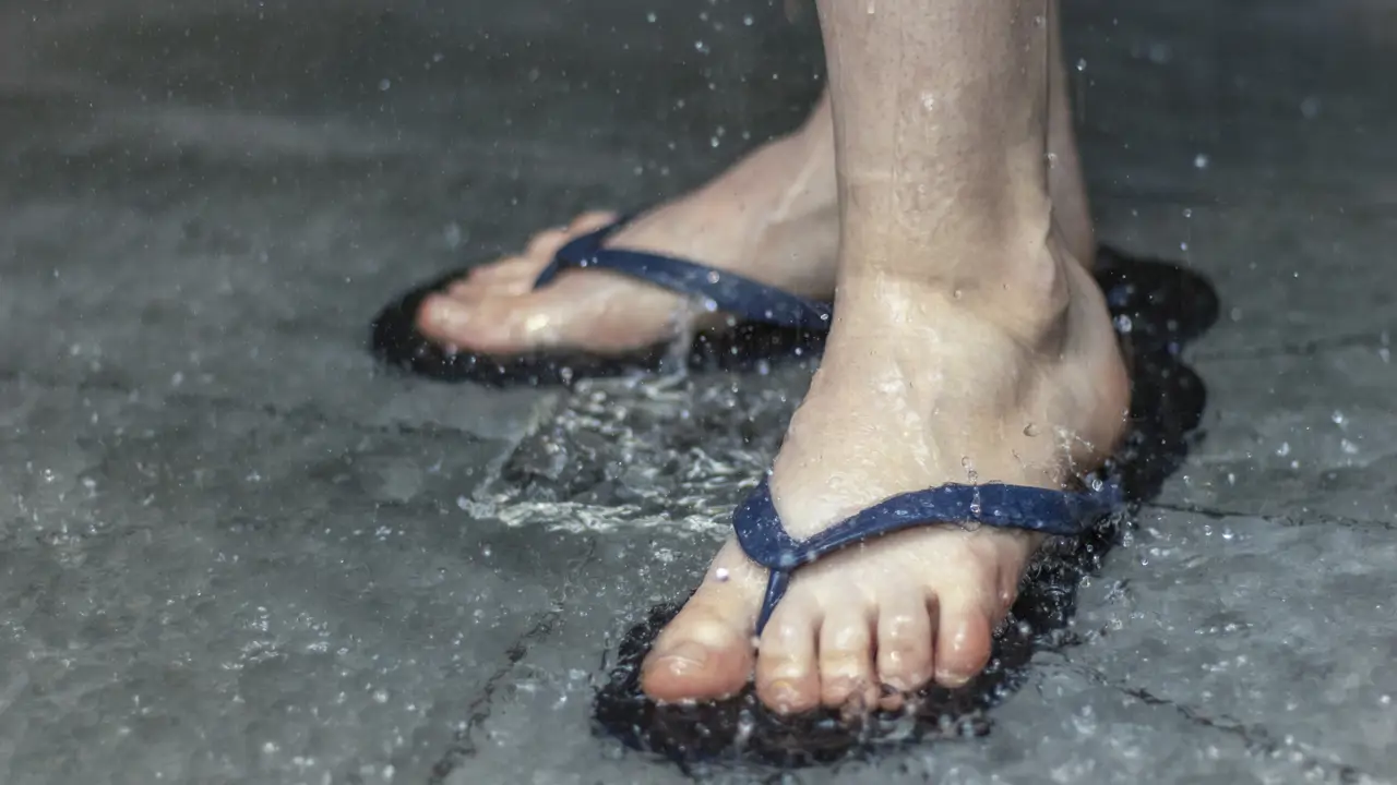 chanclas ducha