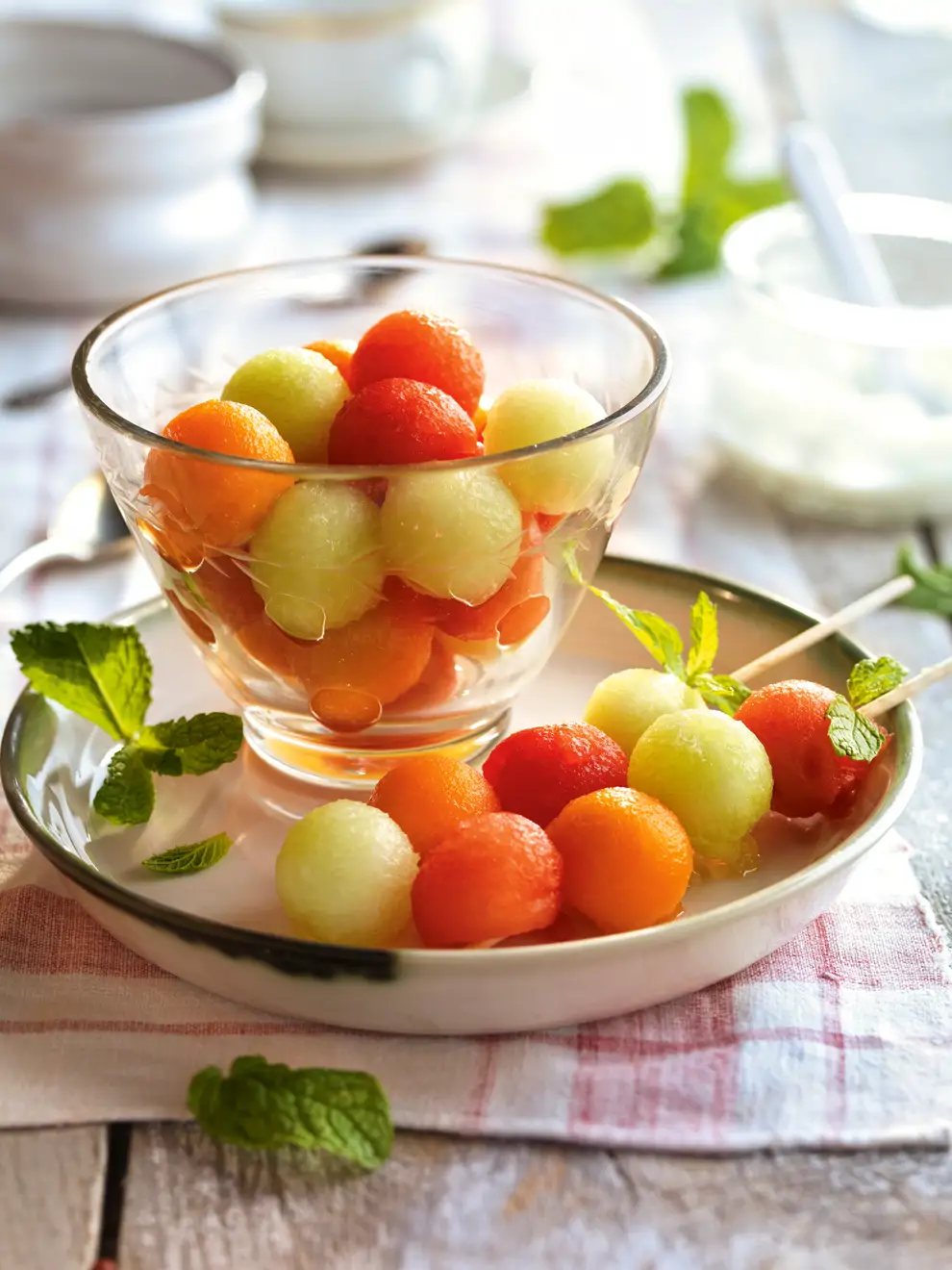 Recetas con sandía y melón