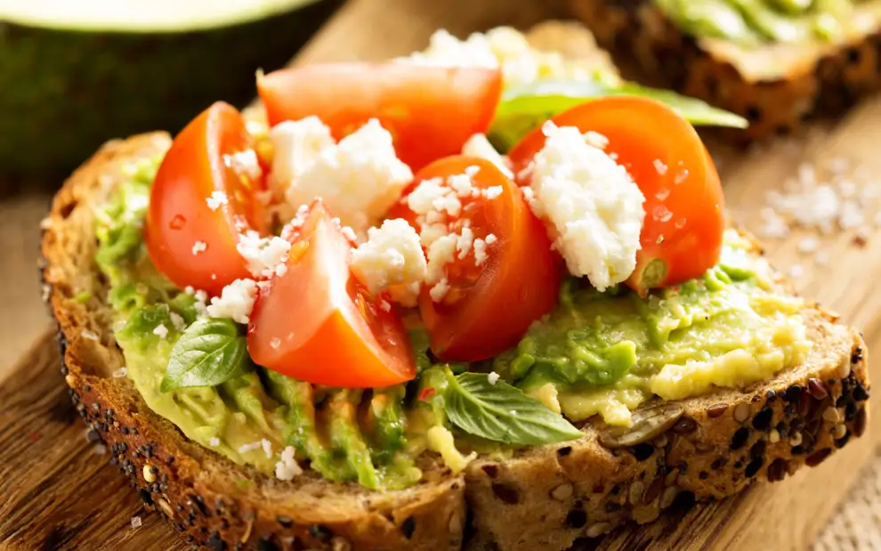 Tostada edamame